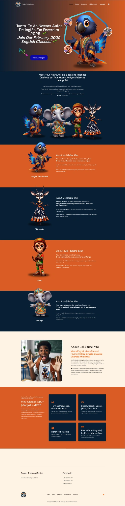 ATC LDA Corporate Website UI/UX Design